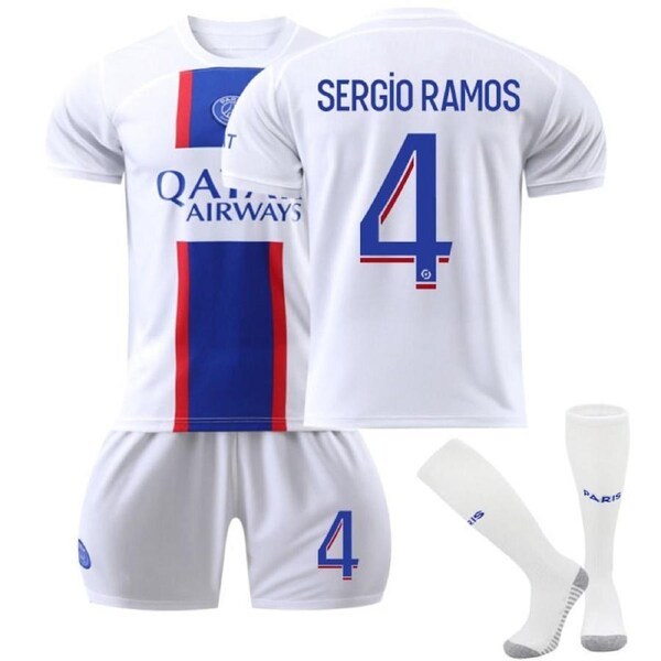 Nevenka RAMOS #4 Paris F.C Second Away Jersey 2022/23 Soccer Jersey Kit Football T-shirt Set For Adult Kids M