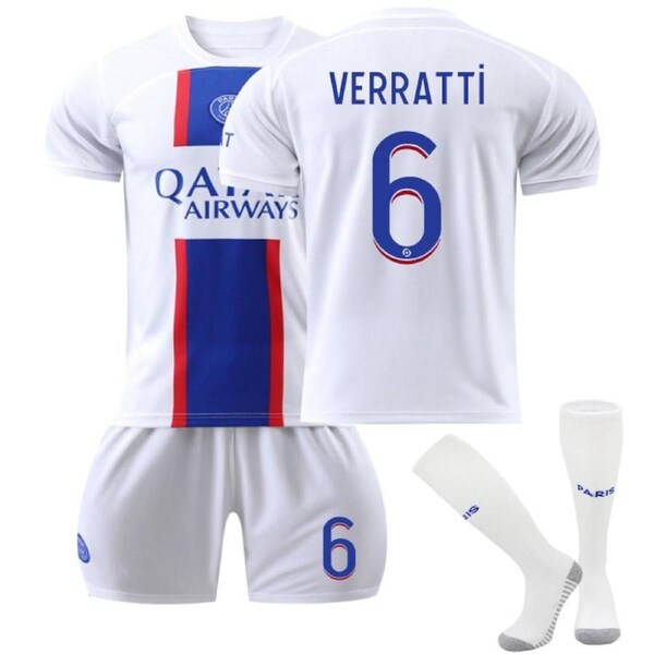 Nevenka VERRATTI #6 Paris F.C Second Away Jersey 2022/23 Soccer Jersey Kit Football T-shirt Set For Adult Kids 18