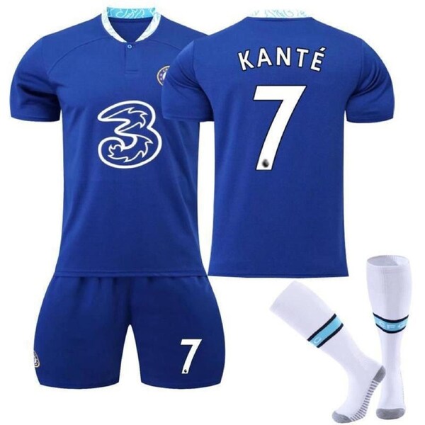 Nevenka KANTE #7 Chelsea Home Jersey 2022/23 Soccer Jersey Kit For Adult Kids S