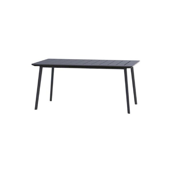 Keter Metalea Metal Look Dining Table : Black