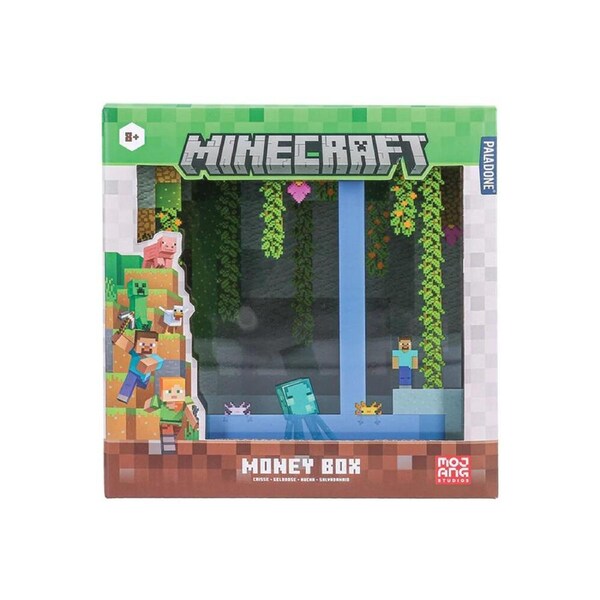 Minecraft Frame Fun Functional Decorative Storage 19cm Money Collecting Box 8y+