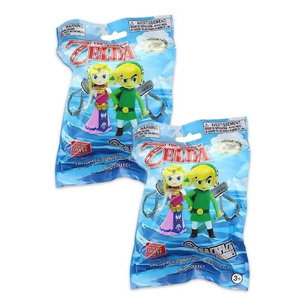 2PK Nintendo Zelda Backpack Buddies Series 2 Kids Keyring Pendant Assorted 3y+