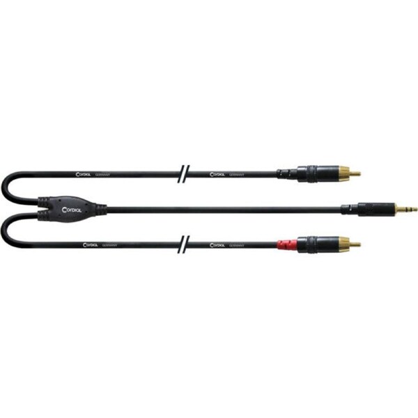 3M 3.5MM STEREO - 2x RCA LEAD