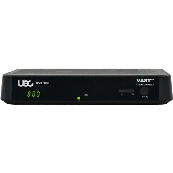 UEC DSD5000 VAST Satellite Receiver Decoder PVR Replace DSD4921RV Black