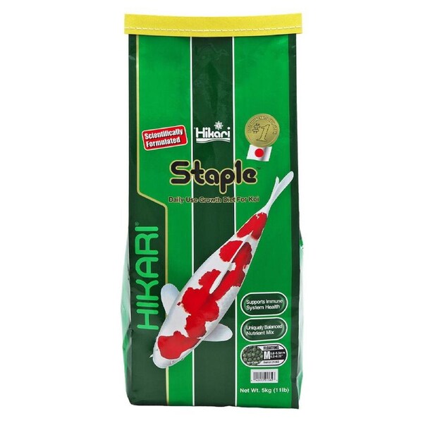 Hikari Staple Daily Use Growth Koi Fish Food - Medium 5 kg