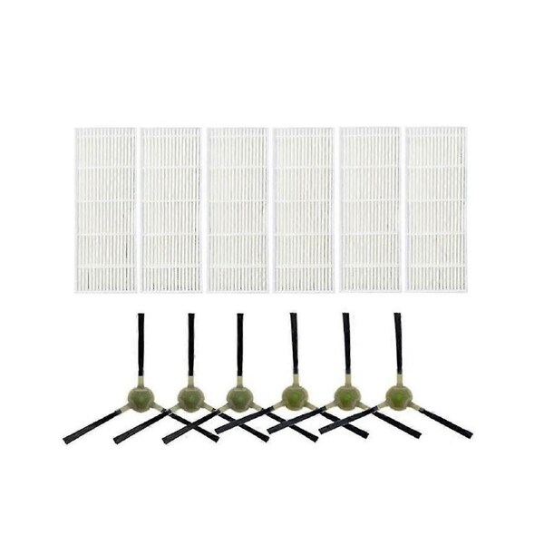 Filter Side Brush Kit Fit Life K2 K4 M210 M210s Robot Vacuum, Sweepers