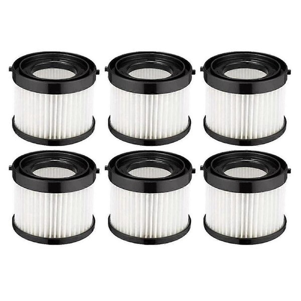Replacement HEPA Filter for Milwaukee 0882-20 Compact Vacuum Cleaner, 6-Pack