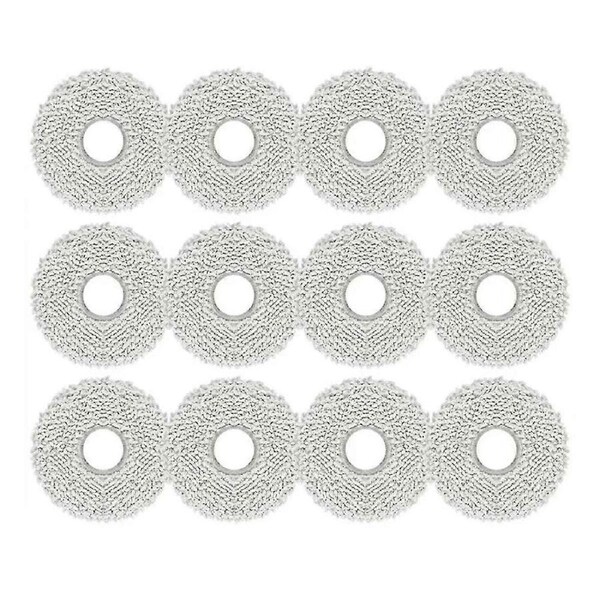 12PCS Washable Mop Cloth for M30 Pro or C107 Robot Vacuum Cleaner Rag
