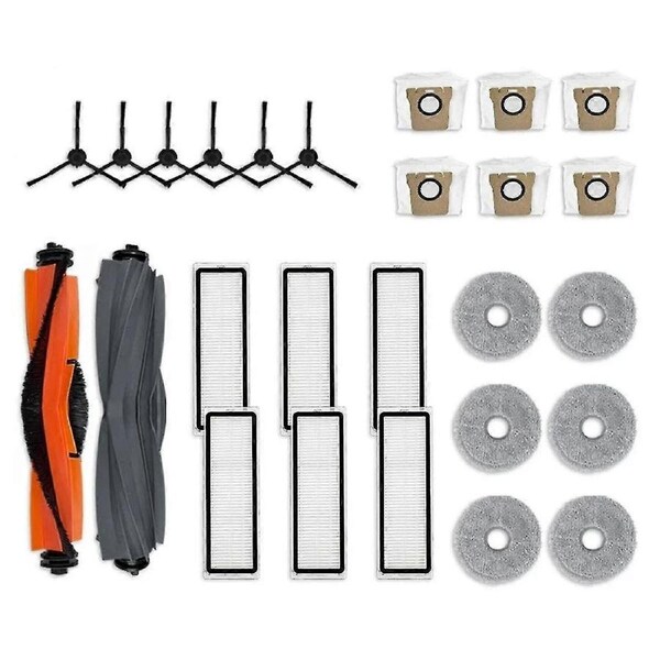 L30 Ultra Robot Vacuum Main Side Brush Hepa Filter Mop Pad Dust Bag Replacement