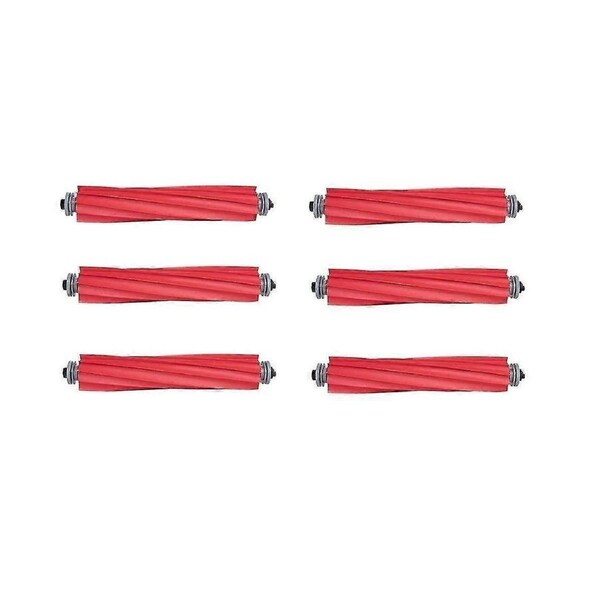 6 Rubber Main Brushes for S7 Robotic Vacuum Cleaners