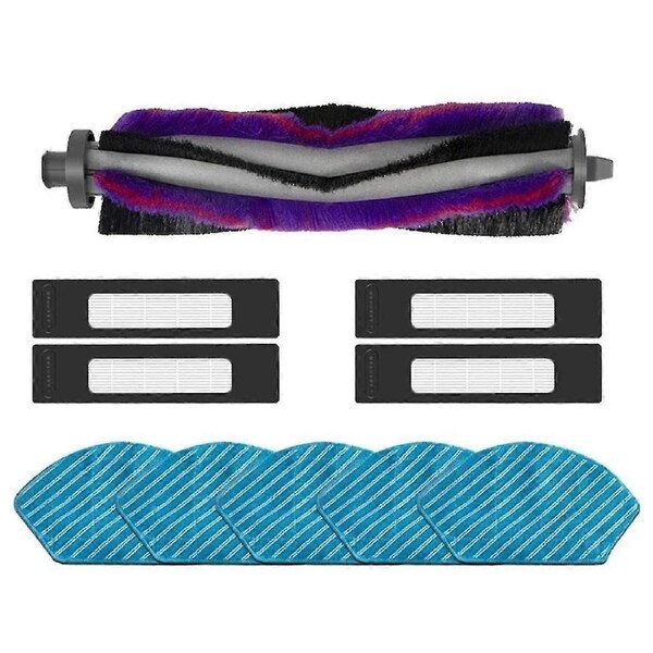 Main Brush, HEPA Filter, Mop Rag for M7/M7 Pro/I10/M71CN Robot Vacuum