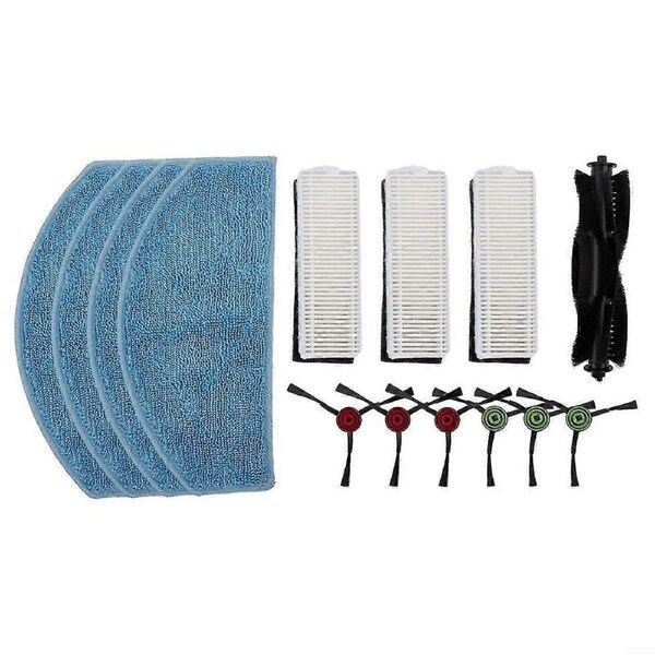 Replacement Parts Kit for 3 Robot Vacuum Cleaner: Mop Pads, Filter, Side Brush