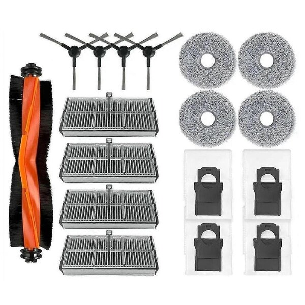 Replacement Parts for X30 Pro Robot Vacuums - Brushes, Filters, Mop Cloth