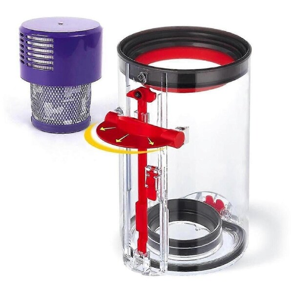 Upgraded Dust Bin for V10 Vacuum Cleaner Canister