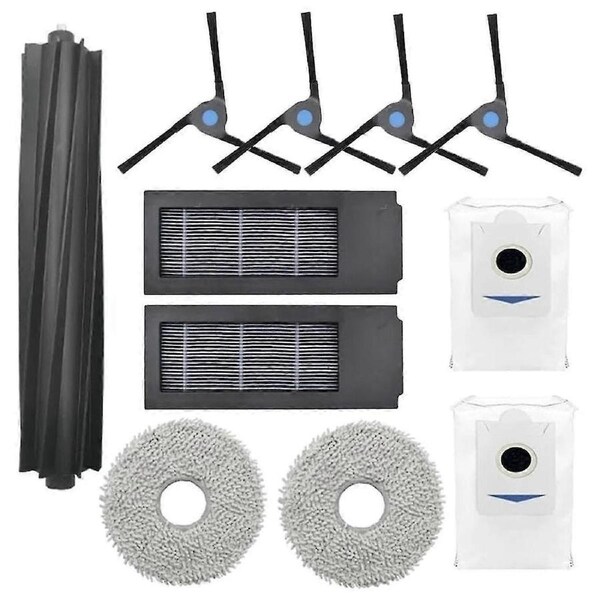 Replacement Parts Set for Deebot X2/X2 Pro/X2 Omni - Rubber Brush, Filters