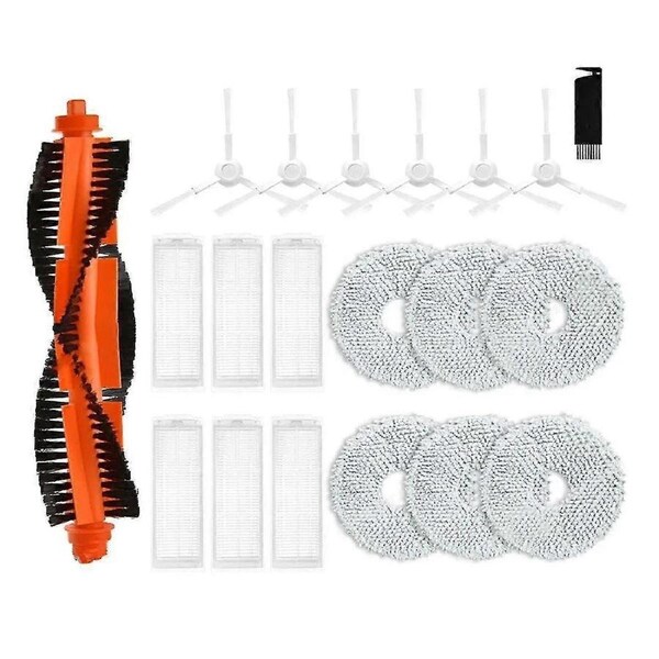 M30 Pro Robot Vacuum Cleaner Replacement Parts - Main Side Brush, Mop Cloth, Filter
