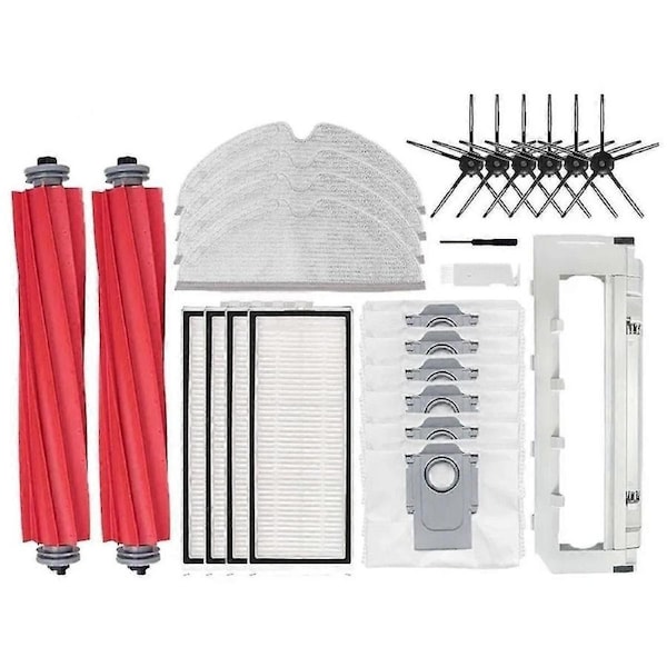 Main Brush, HEPA Filter, Mop Cloth, Dust Bags for Max/T8 Robot Vacuums