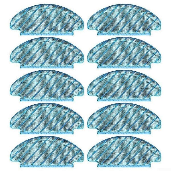 10-Pack Washable Mop Cloths for N8/N8+ T8 T9 Vacuum Cleaner