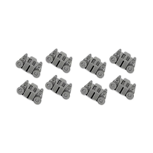 8-Pack W10195417 Dishwasher Lower Rack Wheels, Compatible with Various Models