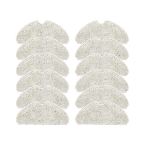 12pcs Mop Cloth D10s Sweeping Robot Accessories Rag Vacuum Cleaner Replacement