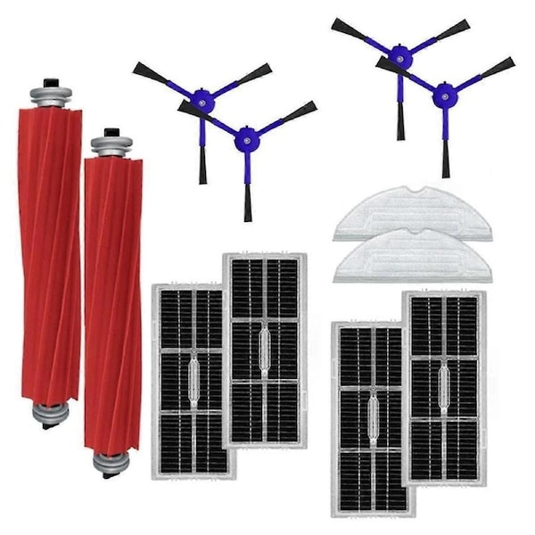 Replacement Spare Parts for S7 Maxv Ultra/Pro V G10s: Main Side Brushes, Mop