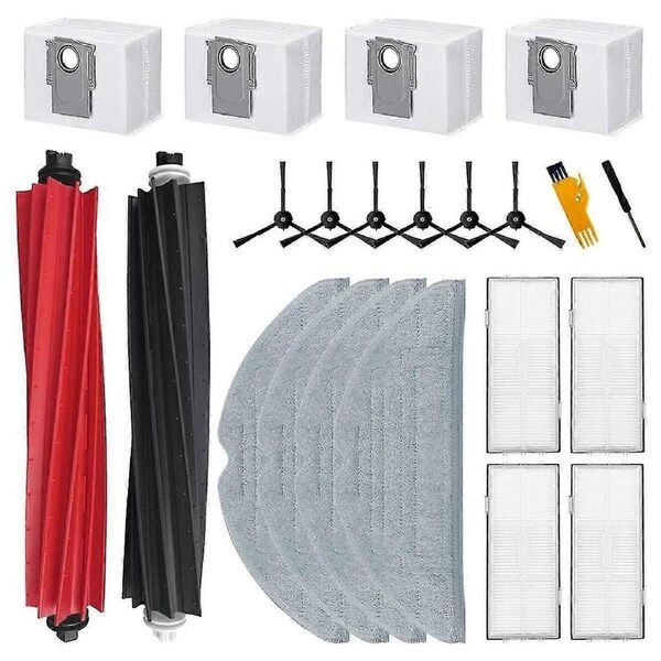 Spare Parts for S8 Pro Ultra: Brush, HEPA Filter, Mop Cloth, Dust Bags