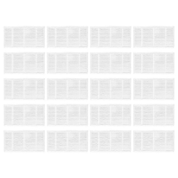 20PCS Washable HEPA Filter Replacement for VCR04W Robot Vacuum Cleaner