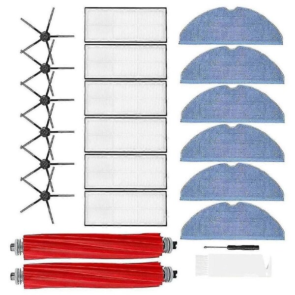 Main Side Brush, HEPA Filter, Mopping Cloth for S7/S7 Plus/S7 MaxV/T7/T7S Robotics