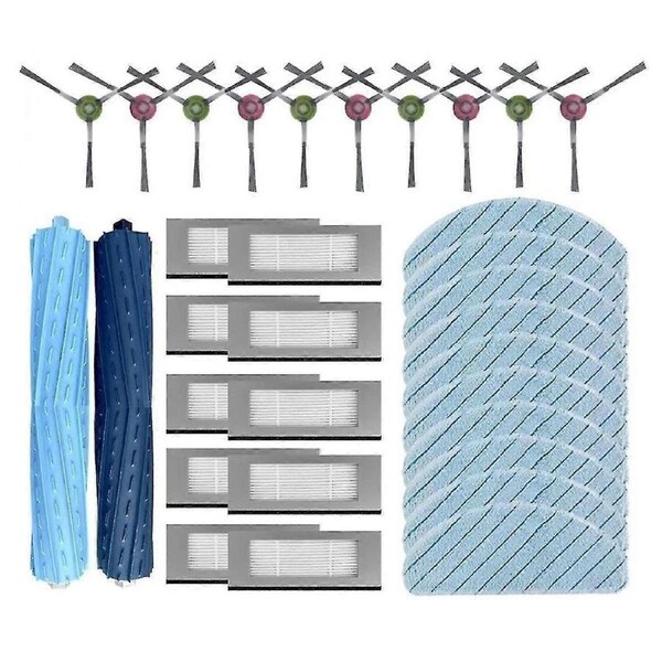 Main Side Brush, Filter, Mop Cloth for Deebot Ozmo T9, T9 Pro, T9 Max, T9 Power Vacuum