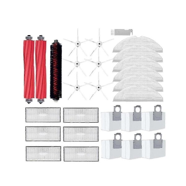 S7 MaxV Plus Ultra, G10S Pro, HEPA Filter, Dust Bag, Cleaning Rolling Brush