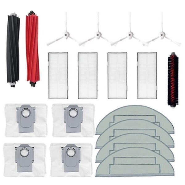 S8 Plus S8+ Pro Ultra Robot Vacuum Main Side Brush Mop Filter Dust Bag