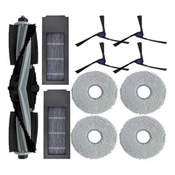 Main Brush, Filter, Mop Pad for DEEBOT X2/X2 Pro/X2 Omni Robot Vacuum