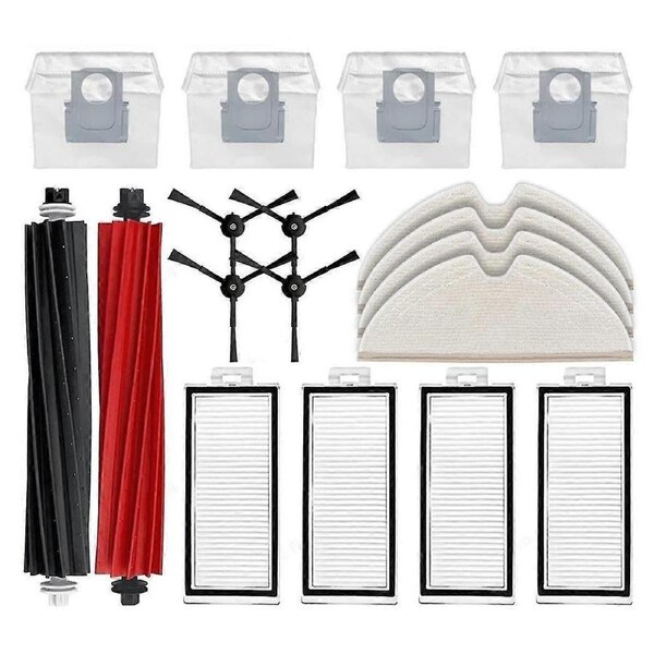 Spare Parts for Q8 Max/Q5 Pro Robot Vacuum: Brush, HEPA Filter, Mop Cloth, Dust Bag
