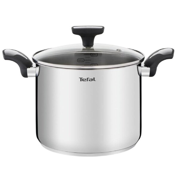 Tefal Emotion Induction Stainless Steel Stock Pot 6.2L