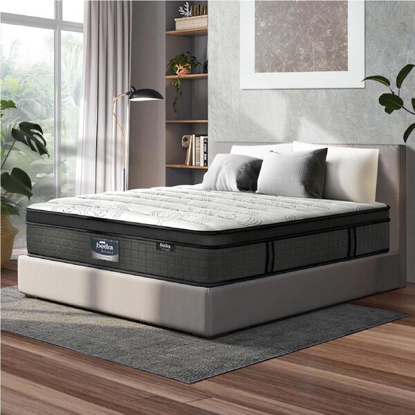 Bedra Double King Single Queen Mattress 34cm Bed Latex Foam 9 Zone Single