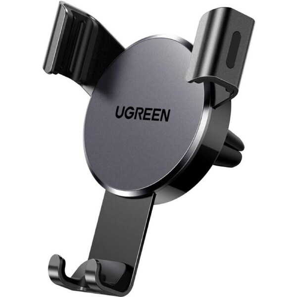 UGREEN Car Phone Holder Air Vent, Gravity Cradle Shakeproof, Universal Mount Adjustable, Compatible with iPhone 16 Pro Max, Galaxy S24 Ultra, and More 4.7''-7.2'' Smartphones, Black