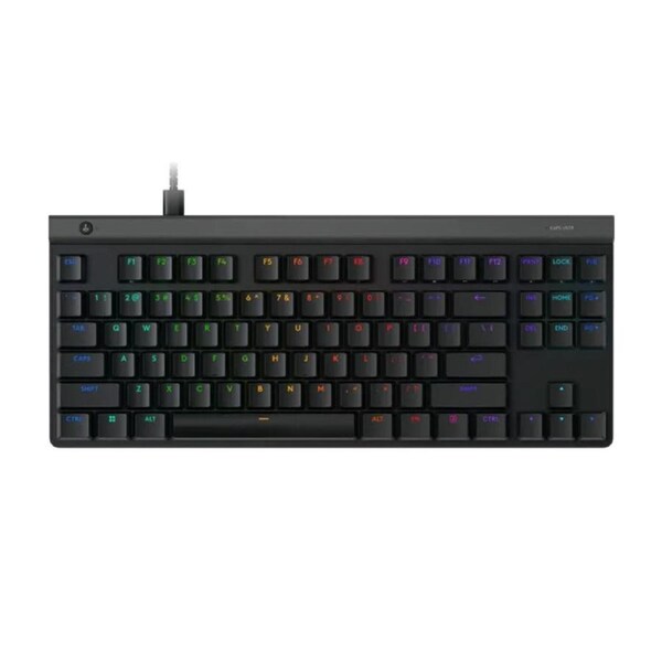 Logitech - G515 LIGHTSYNC TKL Wired Gaming Keyboard - Black