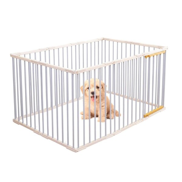 TOPET Portable Pet Dog Playpen Enclosure Cage Puppy Play Pen 8/10/12/14/16 Panels - New Design 10 x Panels