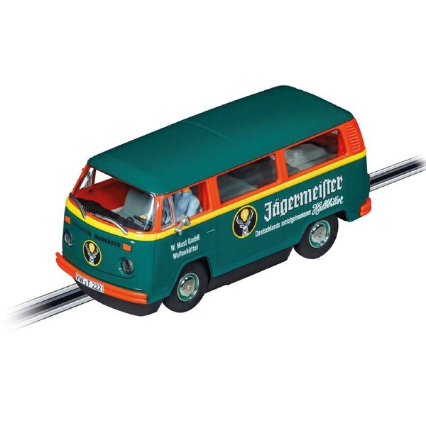 Carrera VW Bus T2B Jaegermeister Slot Car 1:32 Kids/Children Toy Green 8y+