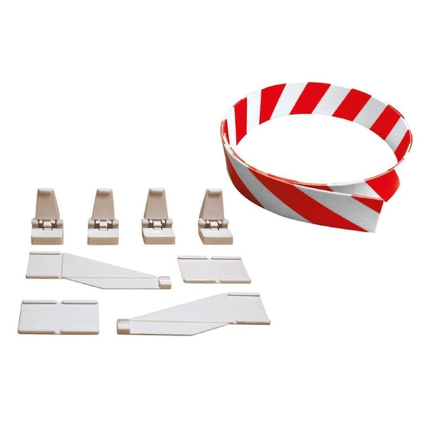 Carrera Red & White Stripe Guard Rail 3m Racing Slot Car Accessories 8y+