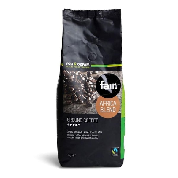 Oxfam fair Africa Blend Fairtrade Ground Coffee 1kg