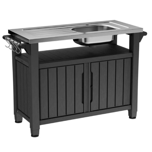 Keter Unity XL BBQ Entertainment Unit with Sink