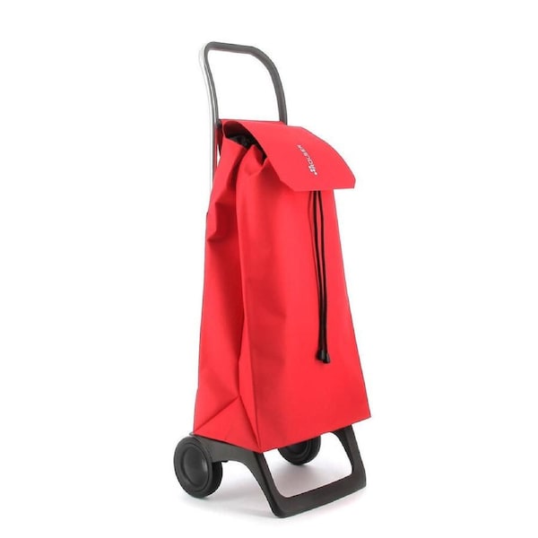 Rolser Jet Ln Joy 2-Wheel Folding Shopping/Market Trolley Storage Bag 40L Red