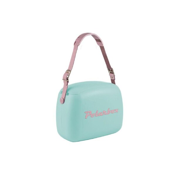 Polarbox Pop 6L Carry Storage Cooler Bag w/ 2x Lunch Food Container Cyan