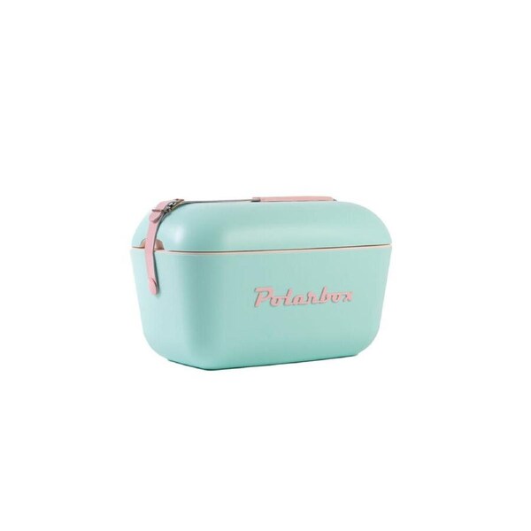 Polarbox Pop 20L Insulated Cooler Box Container w/ Adjustable Strap Cyan/Rose