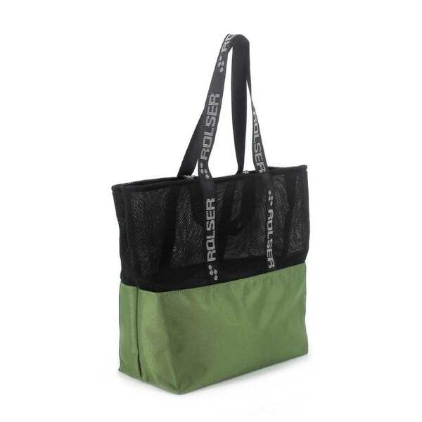 Rolser Urban Mf Reusable Shopping/Market Bag Carry Storage 30L Khaki/Black