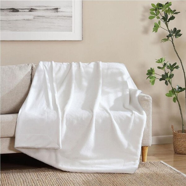 Ardor Boudoir 130x170cm Room Bed Blanket/Throw Benz Faux Fur Cream