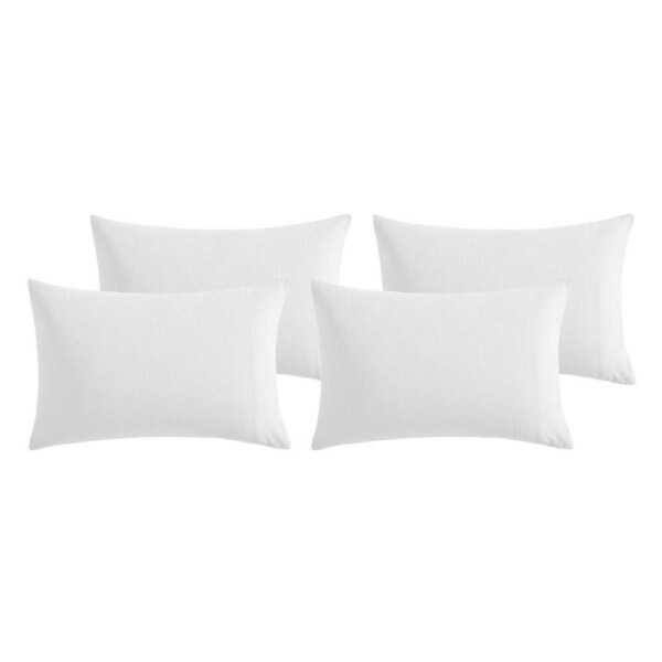 8pc Ardor Boudoir Waterproof Microfibre Pillowcases Cushion Cover White 48x74cm