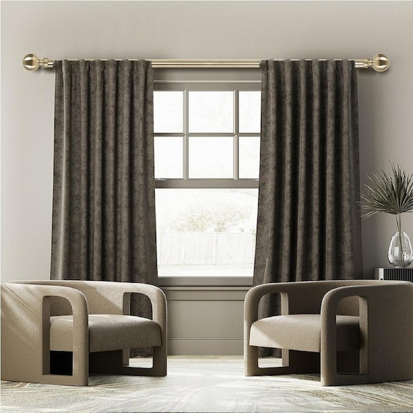 Marlow Extendable Curtain Rod 90-270cm Gold