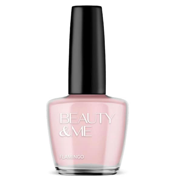 Beauty & Me Nail Polish 12ml - 105 'Flamingo' Very Light Pink